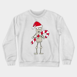 CuteBots Candy Cane Crewneck Sweatshirt